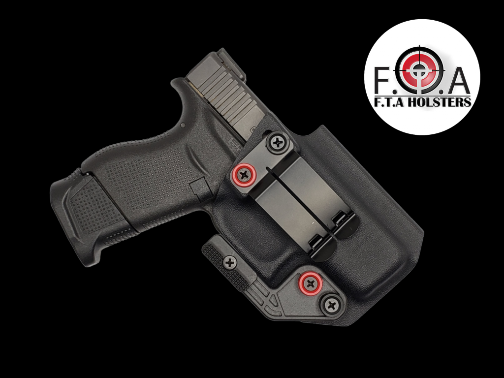 IWB Holsters With Claw Adjustable Cant Metal Belt Clip Solid Colors