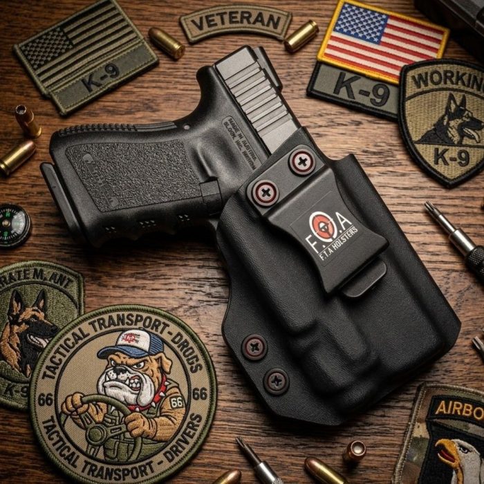 OWB Light-Bearing Holster – Solid Colors